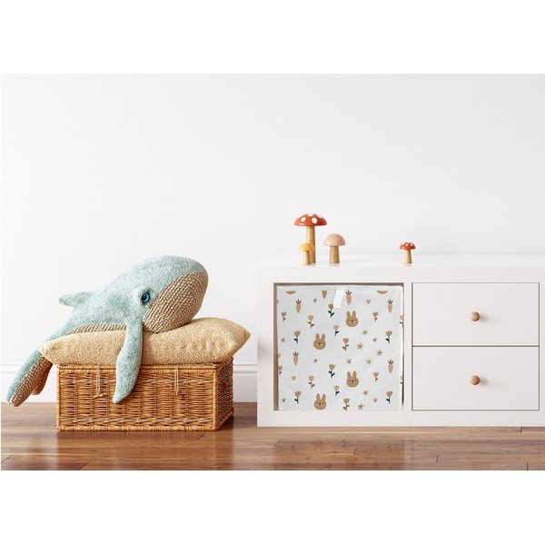 Bijeli tekstilni organizator za dječje igračke 32x32x32 cm Sweet Bunnies – Butter Kings-image-2