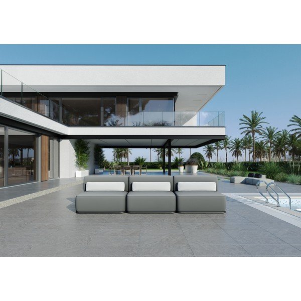 Svijetlo sivi vrtni modularni kauč 306 cm Straw – Sit Sit-image-1