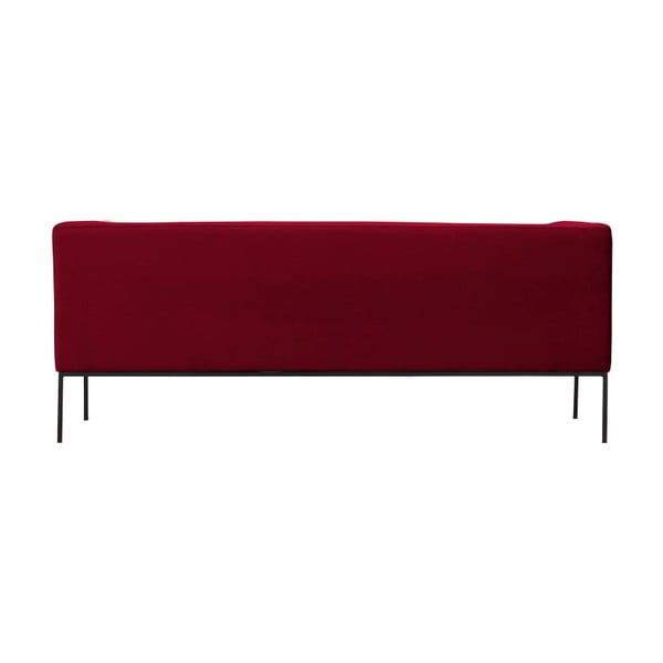 Crvena baršunasta sofa Windsor & Co Sofas Neptune, 195 cm-image-4