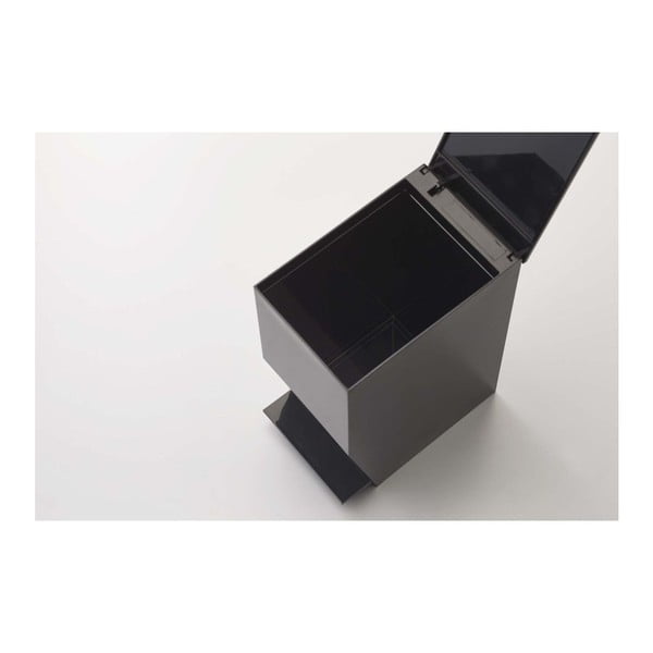 Crna plastična kanta za smeće s pedalom 3,9 l Tower – YAMAZAKI-image-2
