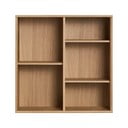 Viseća biblioteka u dekoru hrasta u prirodnoj boji 70x70 cm Mistral – Hammel Furniture