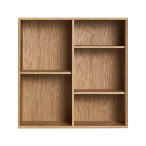 Viseća biblioteka u dekoru hrasta u prirodnoj boji 70x70 cm Mistral – Hammel Furniture