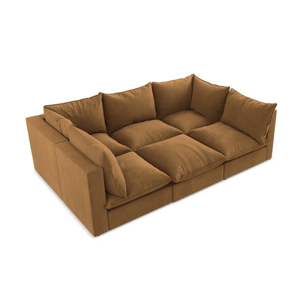 Sofa boja terakote 255 cm Manao – Makamii-image-2