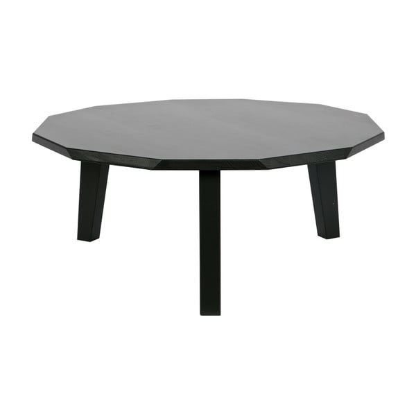Stolić za kavu od crnog bora WOOOD Twelve, ⌀ 80 cm