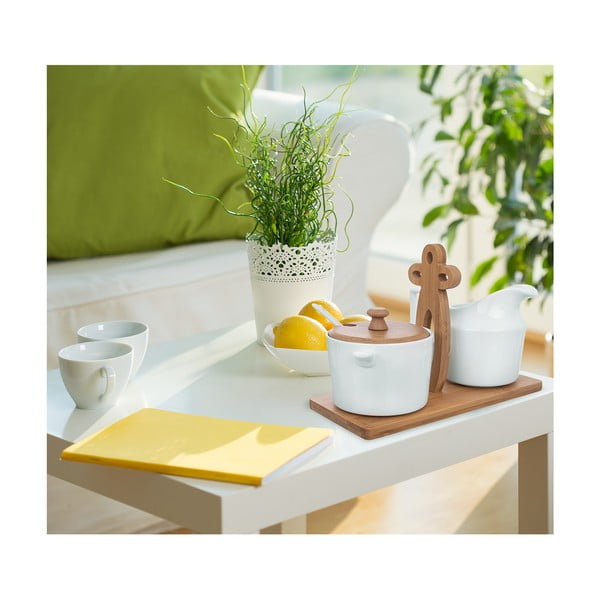 Porculanska posuda za šećer i posuda za mlijeko Whiteline - Orion-image-1