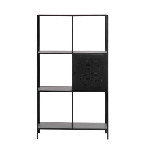 Crna metalna polica za knjige 80x138 cm Malibu - Unique Furniture-image-2