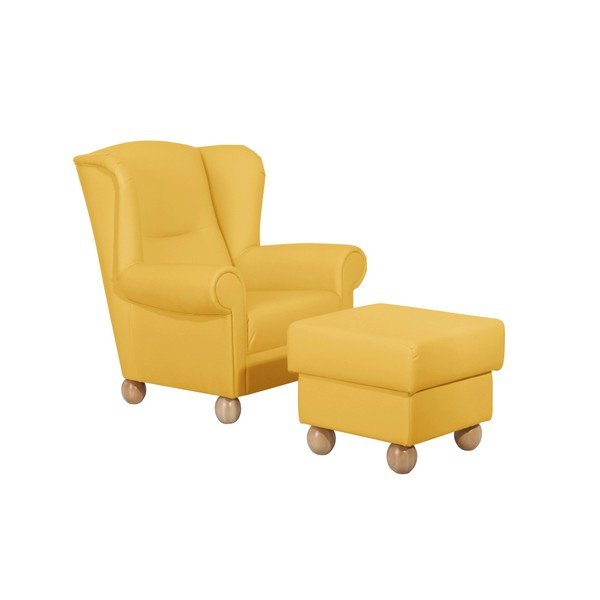 Žuti stolac za noge Max Winzer Monarch Yellow-image-2