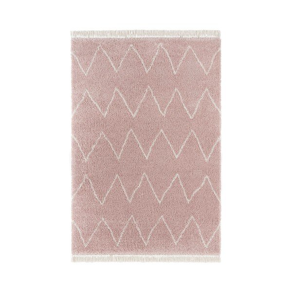 Ružičasti tepih Mint Rugs Rotonno, 200 x 290 cm