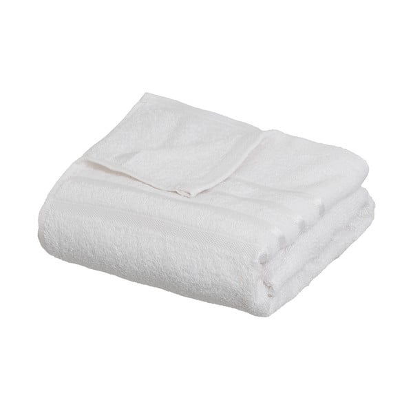 Bijeli pamučan ručnik od frotira 70x140 cm Simple – Casa Selección