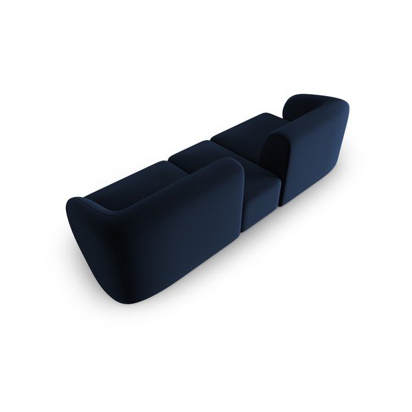 Plava baršunasti sofa 246 cm Paolo – Milo Casa-image-3