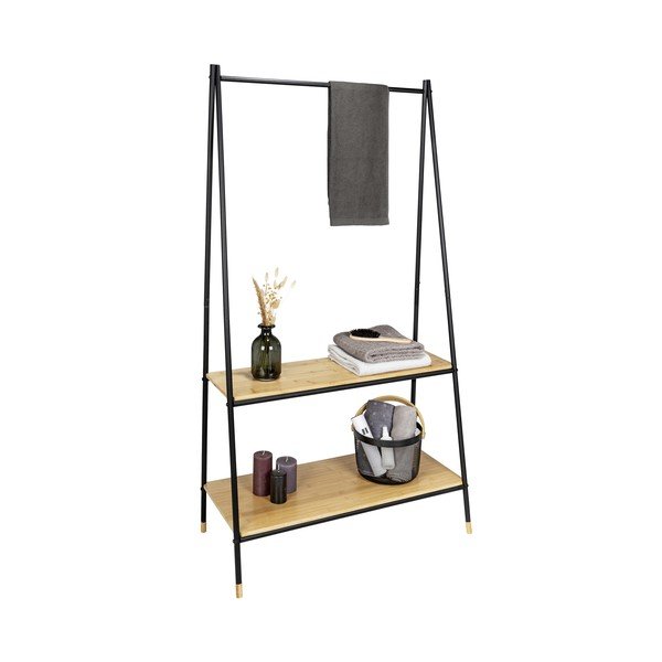 Crni/prirodni metalni stalak za odjeću Loft - Wenko-image-4