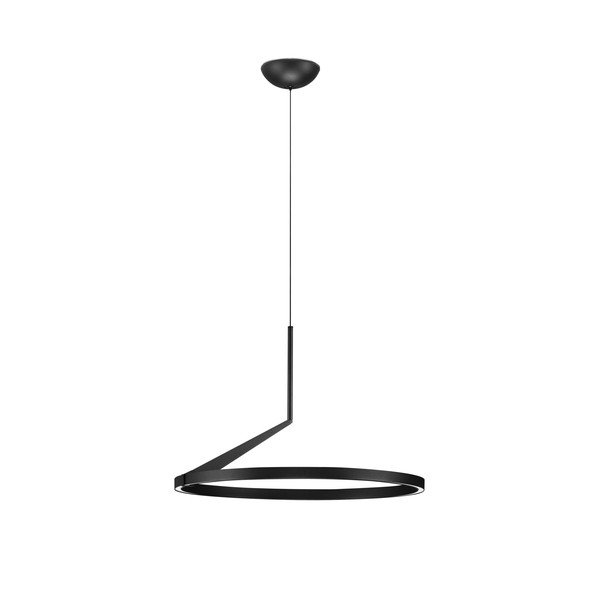 Mat crna LED viseća svjetiljka aluminijska s mogućnosti zatamnjivanja ø 60 cm Tilia – Nova Luce