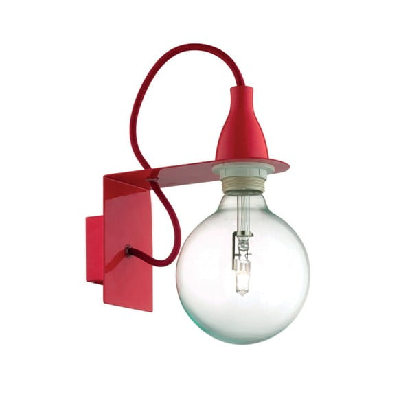 Crvena zidna svjetiljka Evergreen Lights Marillo