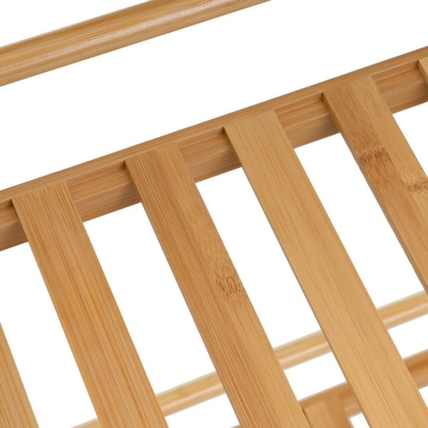 Od bambusa regal na kotačima u prirodnoj boji 44x75 cm – Casa Selección-image-4