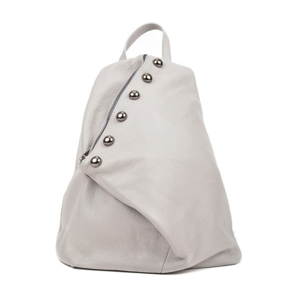 Sivi ženski kožni ruksak Luisa Vannini Cole