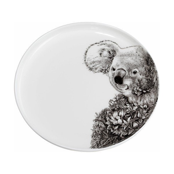 Bijeli porculanski tanjur Maxwell & Williams Marini Ferlazzo Koala, ø 20 cm