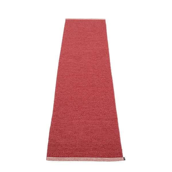 Crvena unutarnja i vanjska staza 60x250 cm Mono Blush – Pappelina