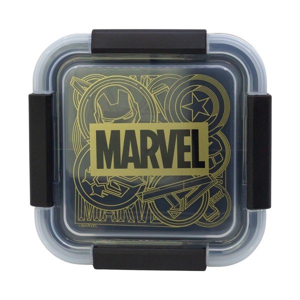 Crna plastična dječja kutija za ručak Marvel – STOR