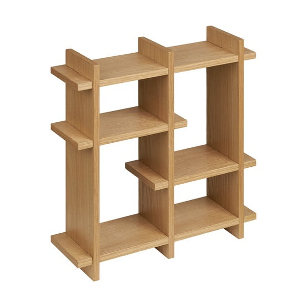 Polica s više razina u dekoru hrasta u prirodnoj boji 40 cm Olsberg – House Nordic-image-3