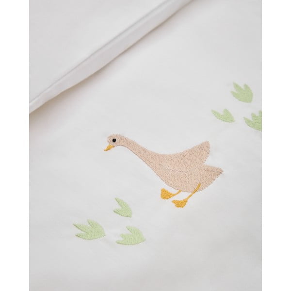 Bijela dječja posteljina za dječji krevetić od pamučnog perkala 70x140 cm Milu – Kave Home-image-2