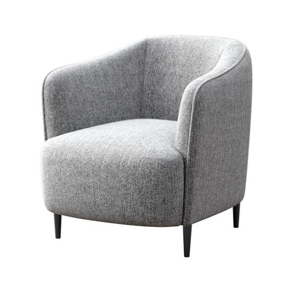 Svijetlo siva fotelja Galbe – Ghado-image-2