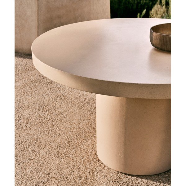 Okrugao vrtni stol betonski ø 120 cm Aiguablava – Kave Home-image-3