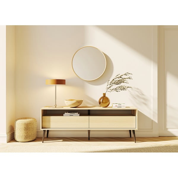 TV komoda u dekoru hrasta u prirodnoj boji 150x54 cm Lake – TemaHome-image-1