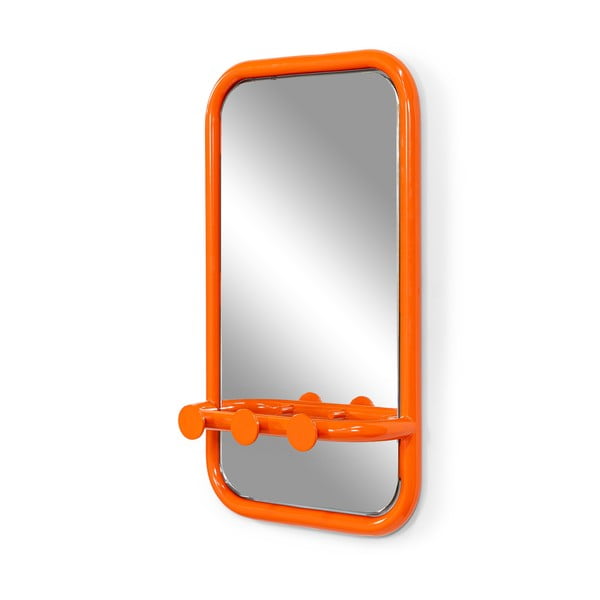 Narančasta metalna ploča za vješanje garderobe 35x60x11 cm Retro – Spinder Design-image-2