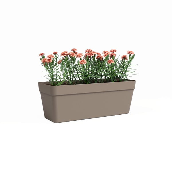 Samozaljevajući tegla za cvijeće od reciklirane plastike 50 cm Capri – Artevasi-image-1