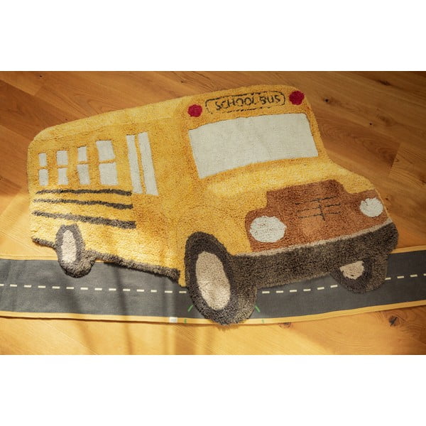 Oker žuti periv/ručno rađen pamučan dječji tepih 90x130 cm School Bus – Lorena Canals-image-4