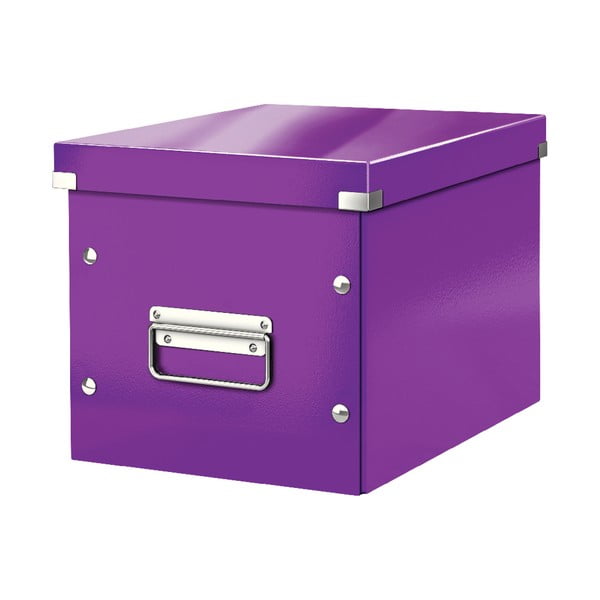 Ljubičasta kutija Leitz Click&Store, duljina 26 cm