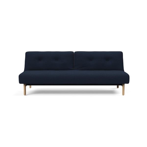 Tamnoplavi podesivi kauč na razvlačenje Innovation Ample Sofa Bed Mixed Dance Blue, 115 x 210 cm