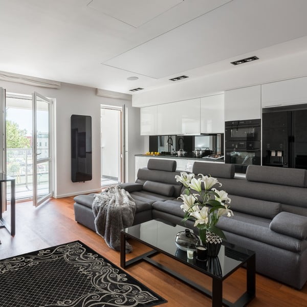 Tamno sivi tepih 133x190 cm Soft – FD-image-1