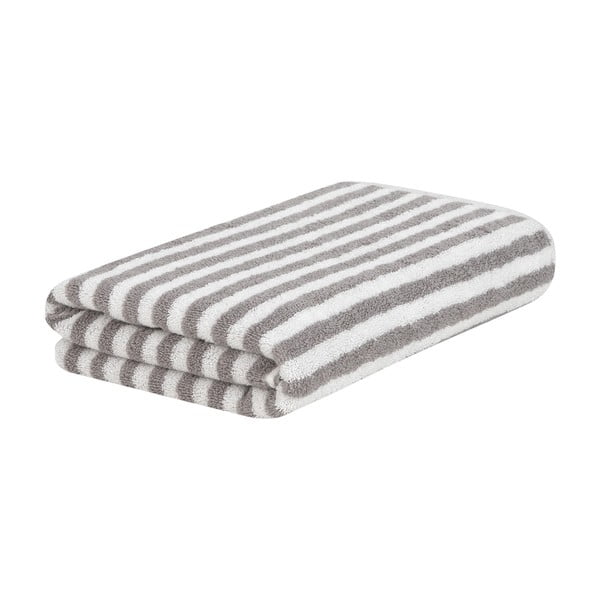 Set od 2 sivo-bijela pamučna ručnika, Viola