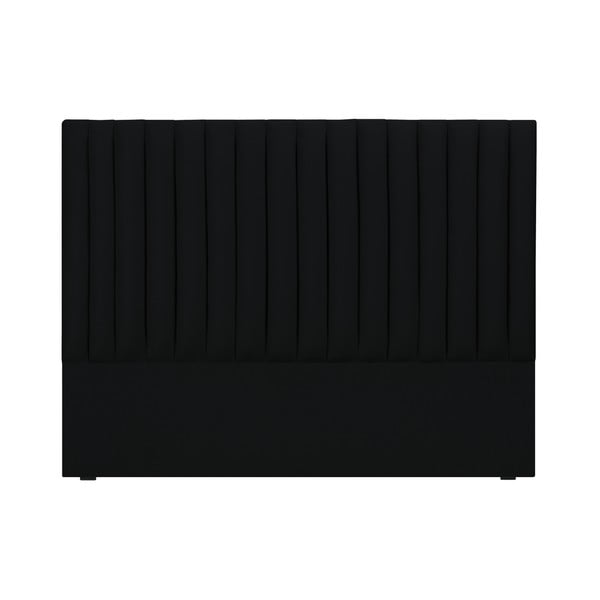 Crno uzglavlje Cosmopolitan Design NJ, 200 x 120 cm