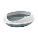Bijelo-sivi mačji WC 49x55 cm Savic Figaro – Plaček Pet Products