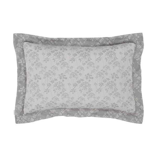 Siva jastučnica s uzorkom Bianca Spring Jacquard, 50 x 75 cm