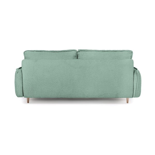 Zelena sklopiva sofa od bouclé tkanine 215 cm Patti – Bonami Selection-image-3