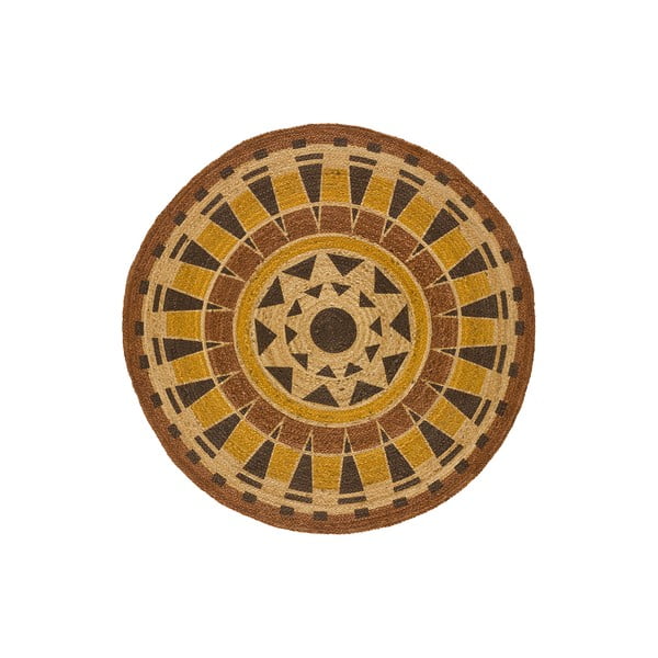 Narančasti okrugli tepih ø 90 cm Tonga - Universal
