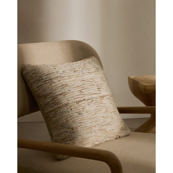 Ukrasna jastučnica od mješavine vune 45x45 cm Selise – Kave Home-image-1