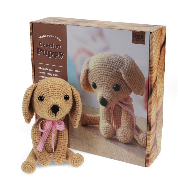 Kreativna igračka DIY Crochet Puppy – Rex London