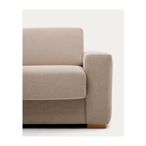 Bež sklopiva sofa 204 cm Anley – Kave Home-image-1