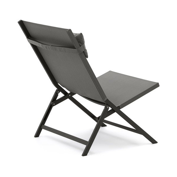 Siva metalna vrtna fotelja Canutells – Kave Home-image-3