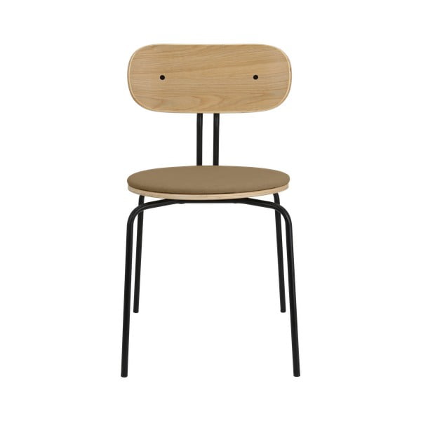 Crna/svjetlo smeđa blagovaonska stolica Curious – UMAGE-image-2