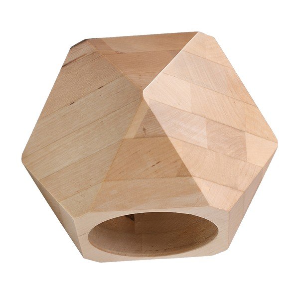 Zidna lampa od masivnog drveta u prirodnoj boji Vige – Sollux