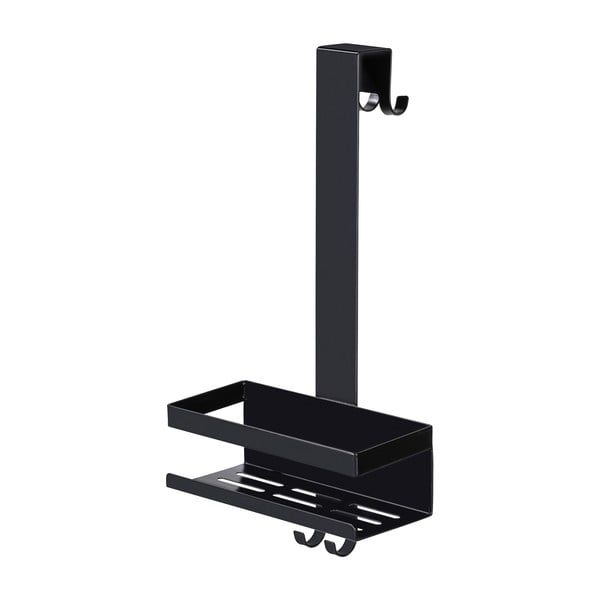 Crna viseća kupaonska polica od nehrđajućeg čelika Bribano – Wenko