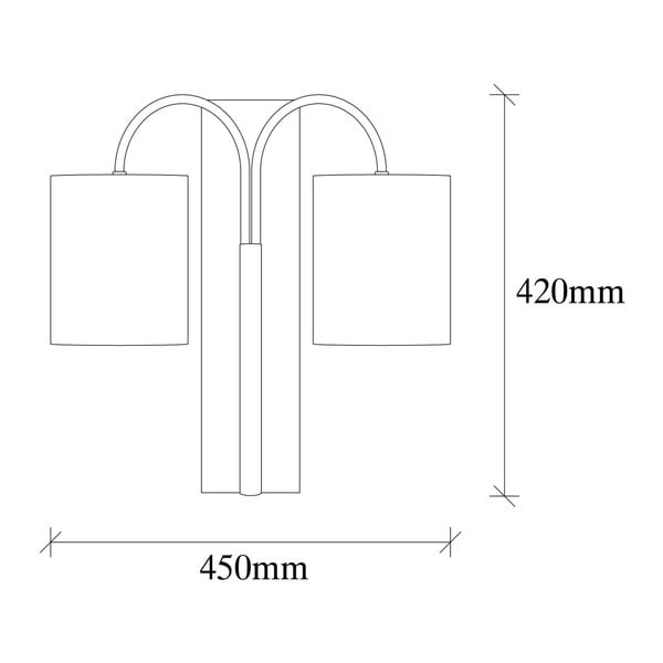 Crna metalna zidna svjetiljka Opviq lights Aristo-image-3