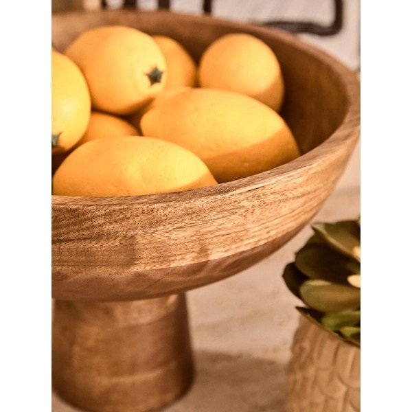 Drvena zdjela u prirodnoj boji ø 27 cm Kara – Premier Housewares-image-1