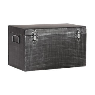 Crni metalni ukrasni kofer za pohranu LABEL51, dužina 60 cm
