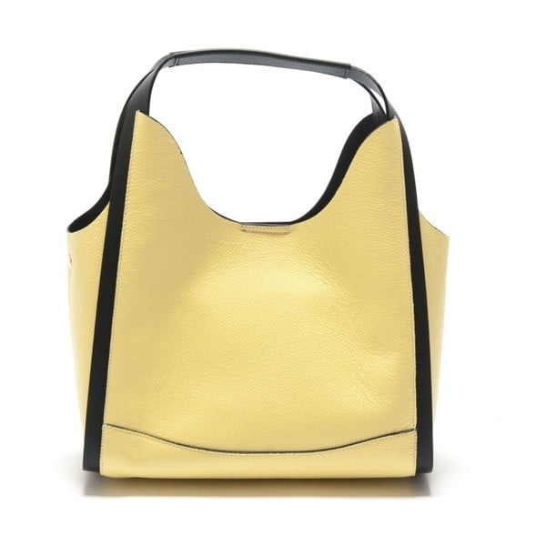 Žuta kožna torbica Isabella Rhea Ravenea